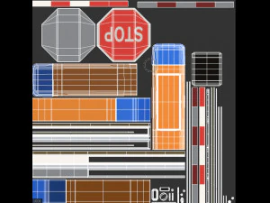 Car Barrier Gate 3D Model
