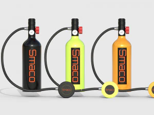 Smaco Diving Oxygen Tank 3D Model