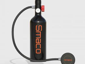 Smaco Diving Oxygen Tank 3D Model