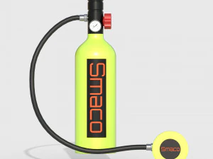 Smaco Diving Oxygen Tank 3D Model