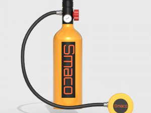 Smaco Diving Oxygen Tank 3D Model