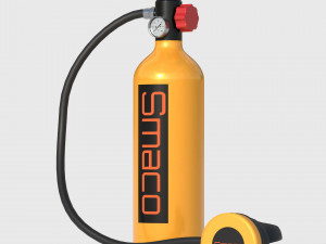 Smaco Diving Oxygen Tank 3Dモデル