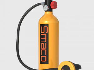 Smaco Diving Oxygen Tank 3D Model