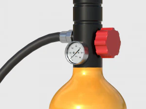 Smaco Diving Oxygen Tank 3D Model