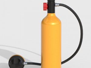 Smaco Diving Oxygen Tank 3Dモデル
