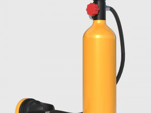 Smaco Diving Oxygen Tank 3D Model