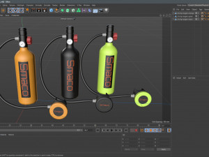 Smaco Diving Oxygen Tank 3Dモデル