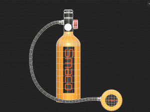 Smaco Diving Oxygen Tank 3Dモデル