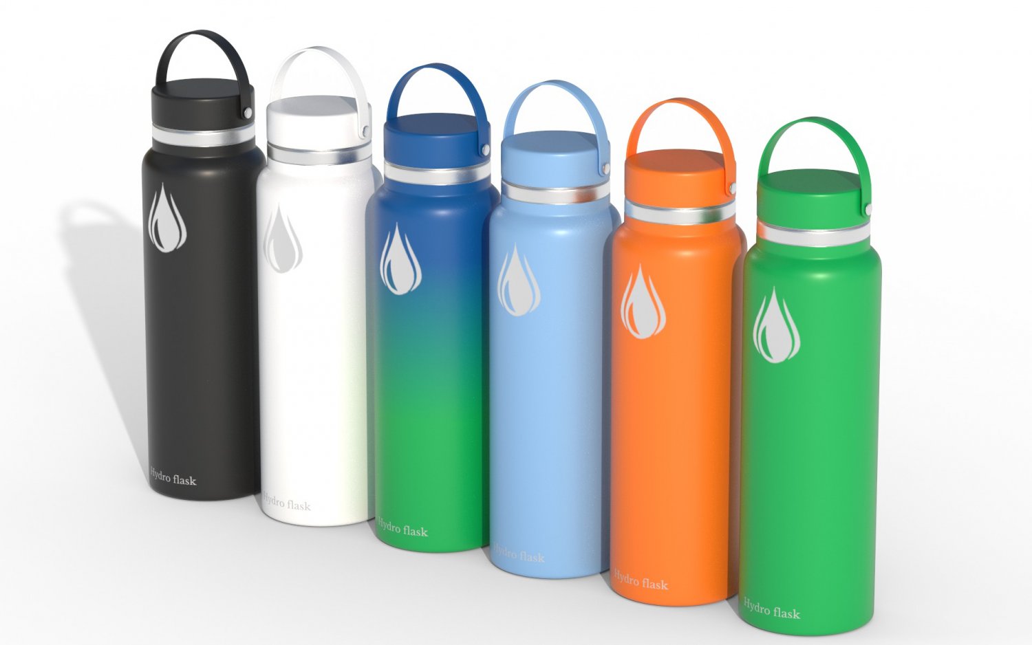 Hydro Flask Water Bottle 3D model