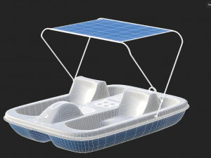 Aquanaut Pedal Boat 3D Model