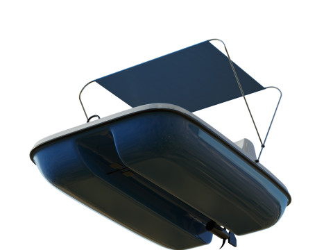 Aquanaut Pedal Boat Modelo 3D