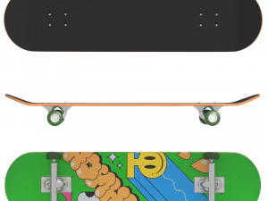 Skateboard Collection 3D Model