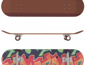 Skateboard Collection 3D Model