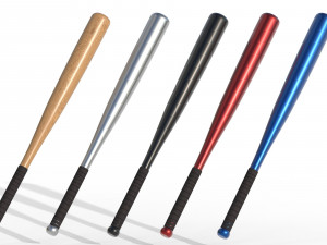 Baseball Bat Collection Modelo 3D