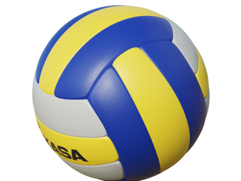 Volleyball Ball 3D Model
