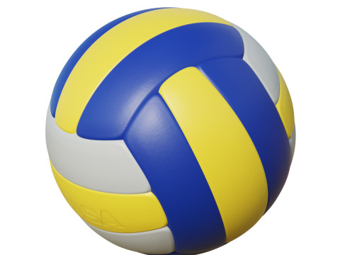 Volleyball Ball 3D Model