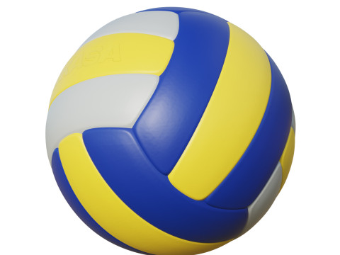 Volleyball Ball 3D Model