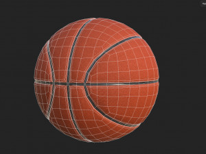 Basketball Ball 3D मॉडल