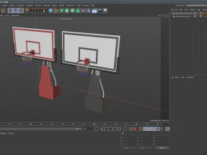 Basketball Court 3D Model