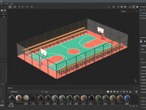 Basketball Court Modelo 3D