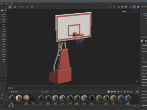 Basketball Court 3D Model