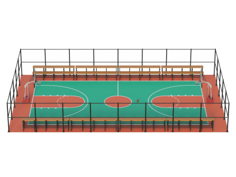 Basketball Court Modelo 3D