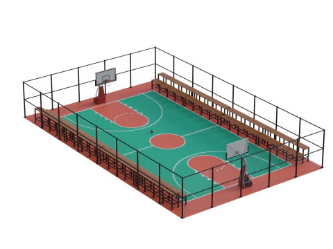 Basketball Court 3D Model