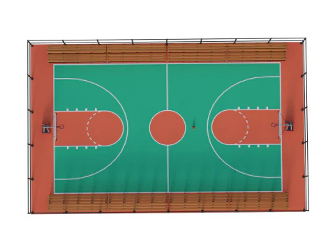 Basketball Court 3D Model