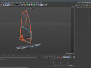 Gladiator WindSurfing Board 3D मॉडल