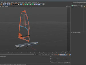 Gladiator WindSurfing Board 3D Model