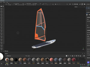 Gladiator WindSurfing Board 3D मॉडल