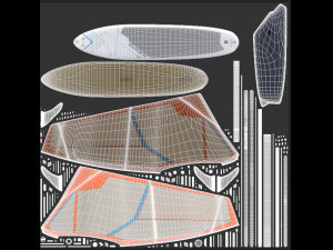 Gladiator WindSurfing Board 3D मॉडल