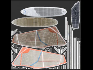 Gladiator WindSurfing Board 3D Model