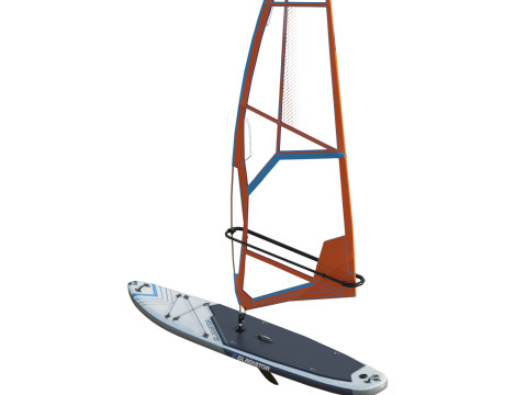 Gladiator WindSurfing Board 3D मॉडल