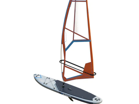 Gladiator WindSurfing Board 3D Model