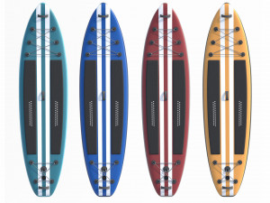 Paddle Board 4 Colors Collection 3D-Modell