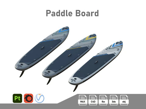 Gladiator-Paddelbrett 3D Modell