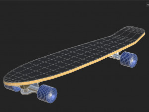 Longboard Modelo 3D
