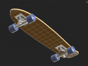 Longboard Modelo 3D