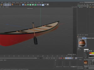 Canoe 3D Model