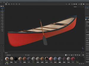 Canoe 3D Model