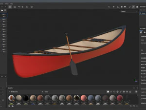 Canoe 3D Model