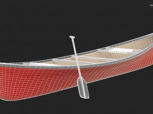 Canoe 3D Model
