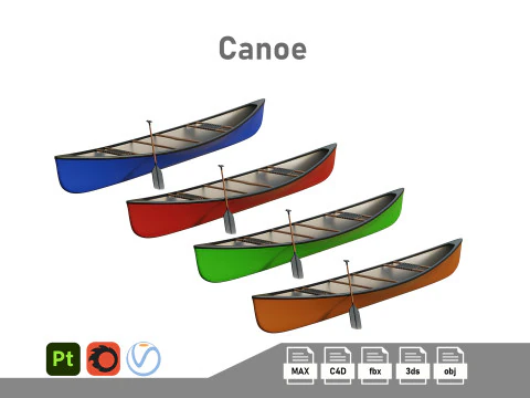 Canoa Modelo 3D
