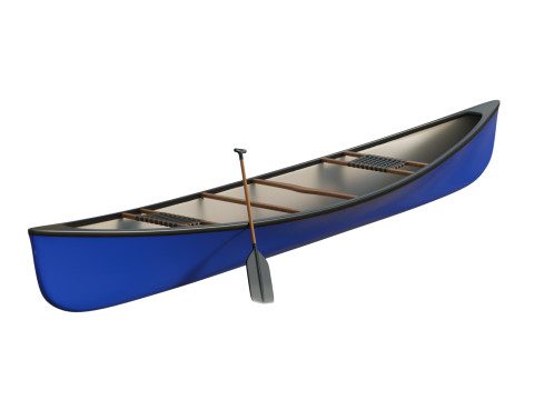 Canoe 3D Model