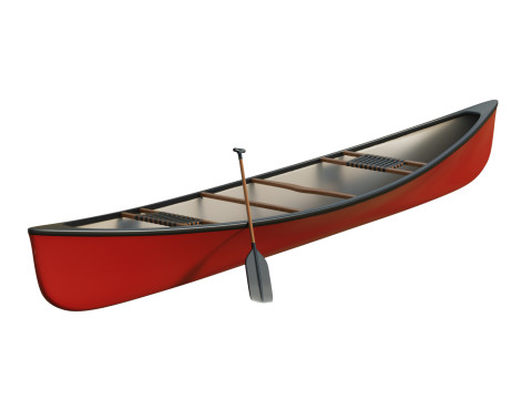 Canoe 3D Model