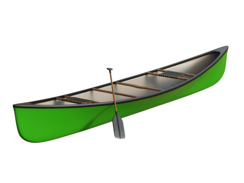 Canoe 3D Model