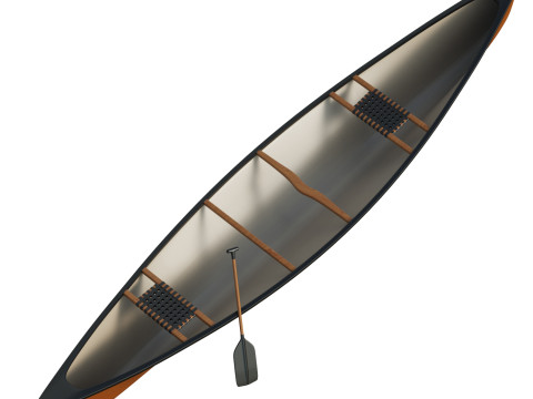 Canoe 3D Model