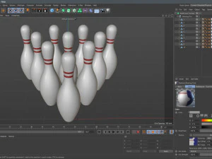 Collezione di bowling Modello 3D