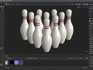 Collezione di bowling Modello 3D